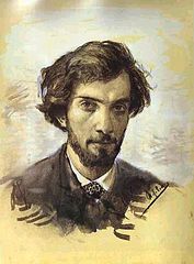 Levitan self-portrait at age 20.