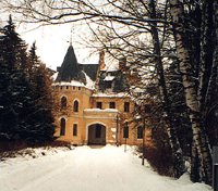 Morozov's castle at Uspenskoe outside of Moscow.