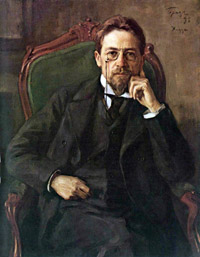 Osip Braz, "Portrait of A. P. Chekhov" (1898)
